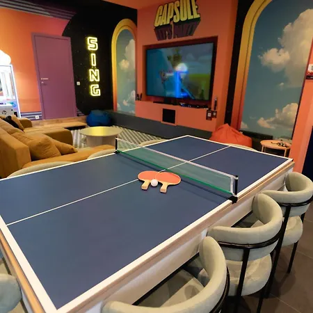 Villa Capsule Party - Arcade Balneo Karaoke Billard Babyfoot Geant La Louviere