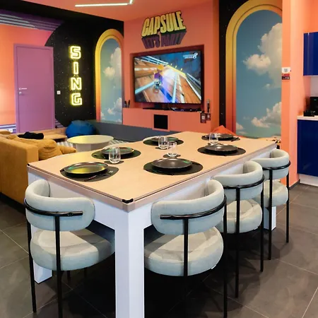 Capsule Party - Arcade Balneo Karaoke Billard Babyfoot Geant Villa